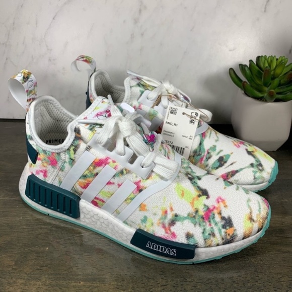 adidas NMD R1 Tie Dye Acid Mint - Picture 8 of 10